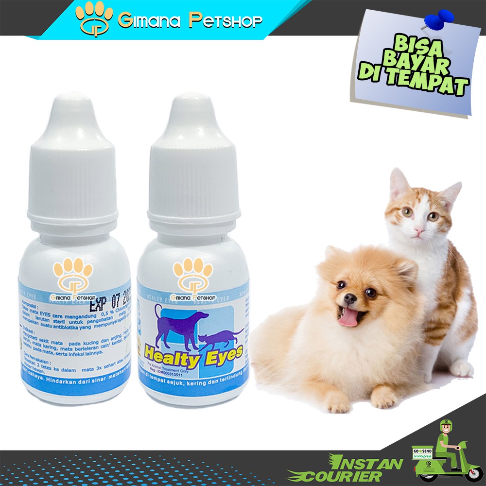 HEALTY EYES 10ML Obat Mata Kucing dan Anjing Belekan Berair