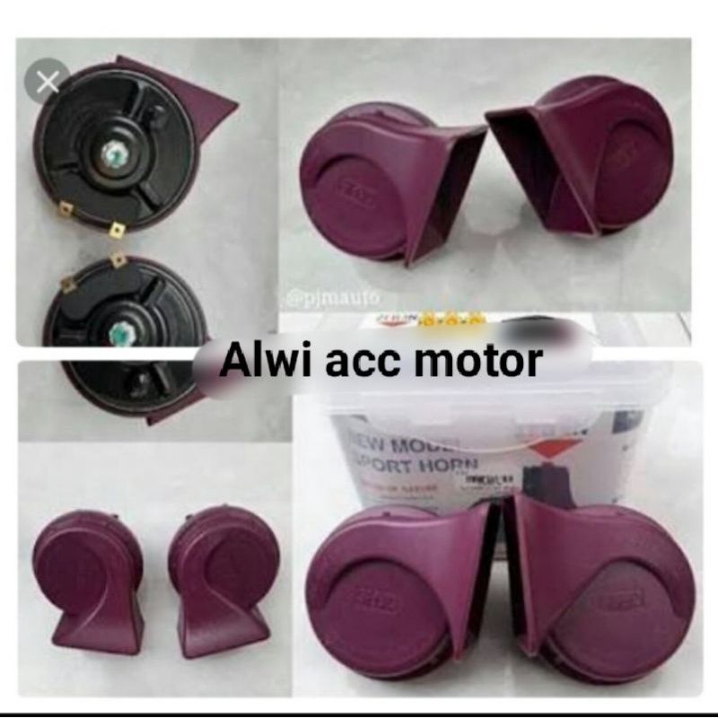 Klakson motor mobil universal zegen vougen keong sport Horn