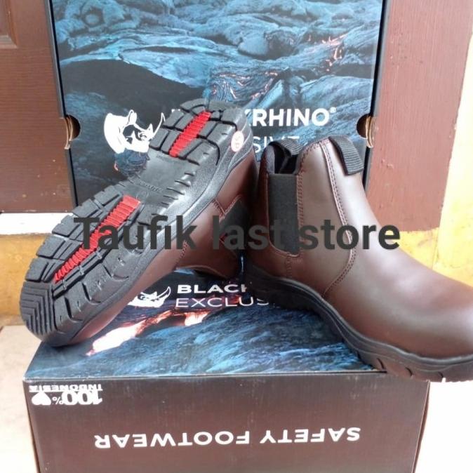 Sepatu Safety BLACK RHINO EXCLUSIVE 100% Star Seller Termurah