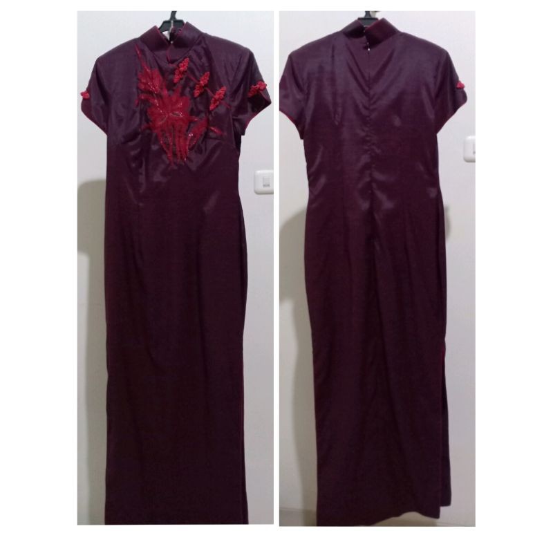 Baju cheongsam dress pesta wanita