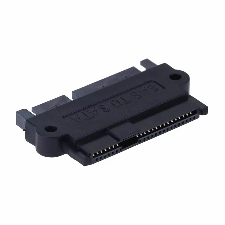 Sas 29 pin female to sata male 22 pin adapter converter for hard disk hdd sas