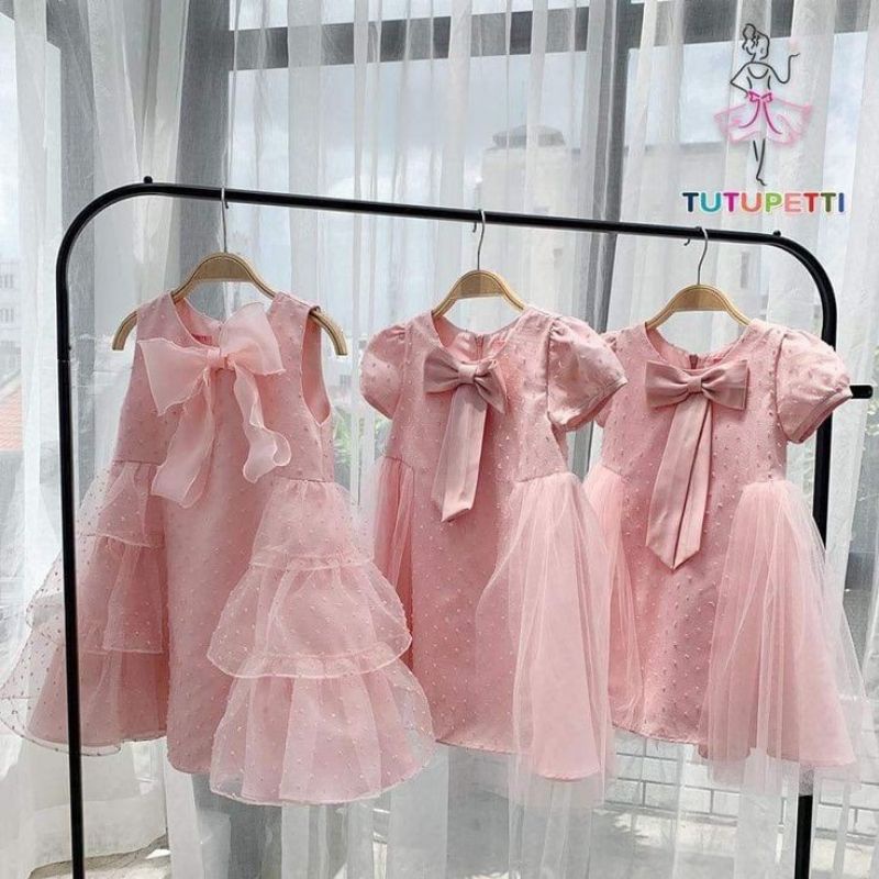 gaun bensafa dress bayi neychan pesta ulang tahun anak