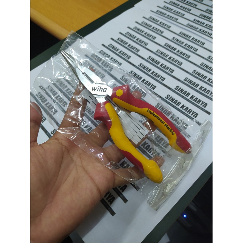 Tang WIHA Z 05 0 06 Professional Pliers Electric Needle Nose Plier Elektrik Cutting Edge Listrik ORI