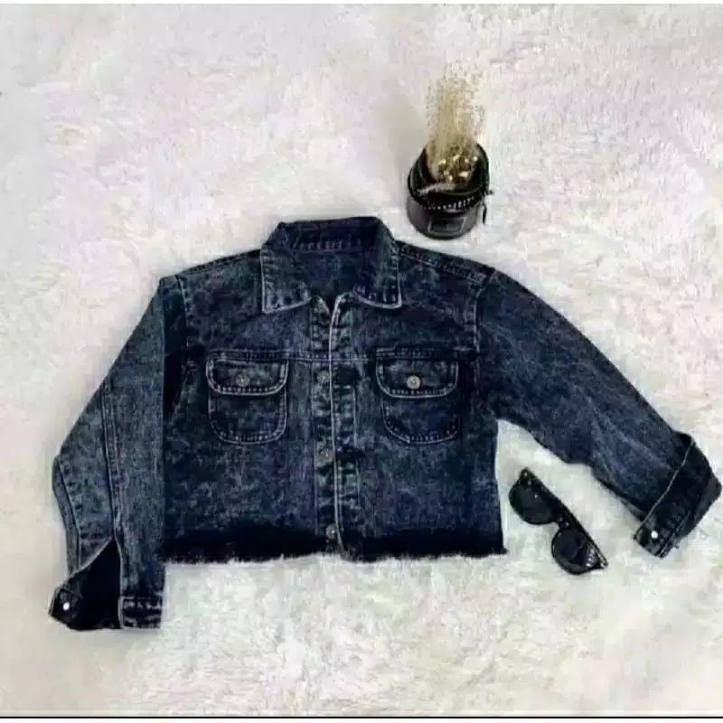 Jaket crop wanita jeans rawis jaket crop rawis snow black jaket crop rawis jeans jaket crop rawis oversize jaket crop rawis ori jaket crop rawis wanita