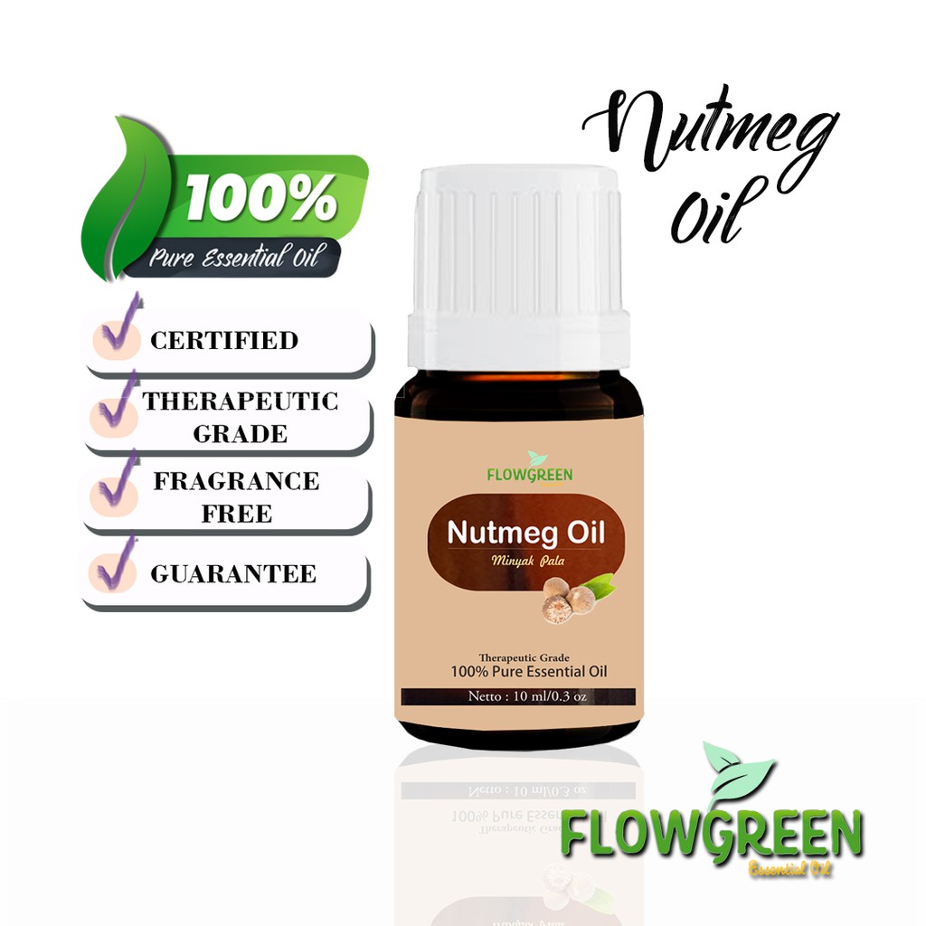 FLOWGREEN NUTMEG 100% PURE ESSENTIAL OIL DIFFUSER HUMIDIFIER