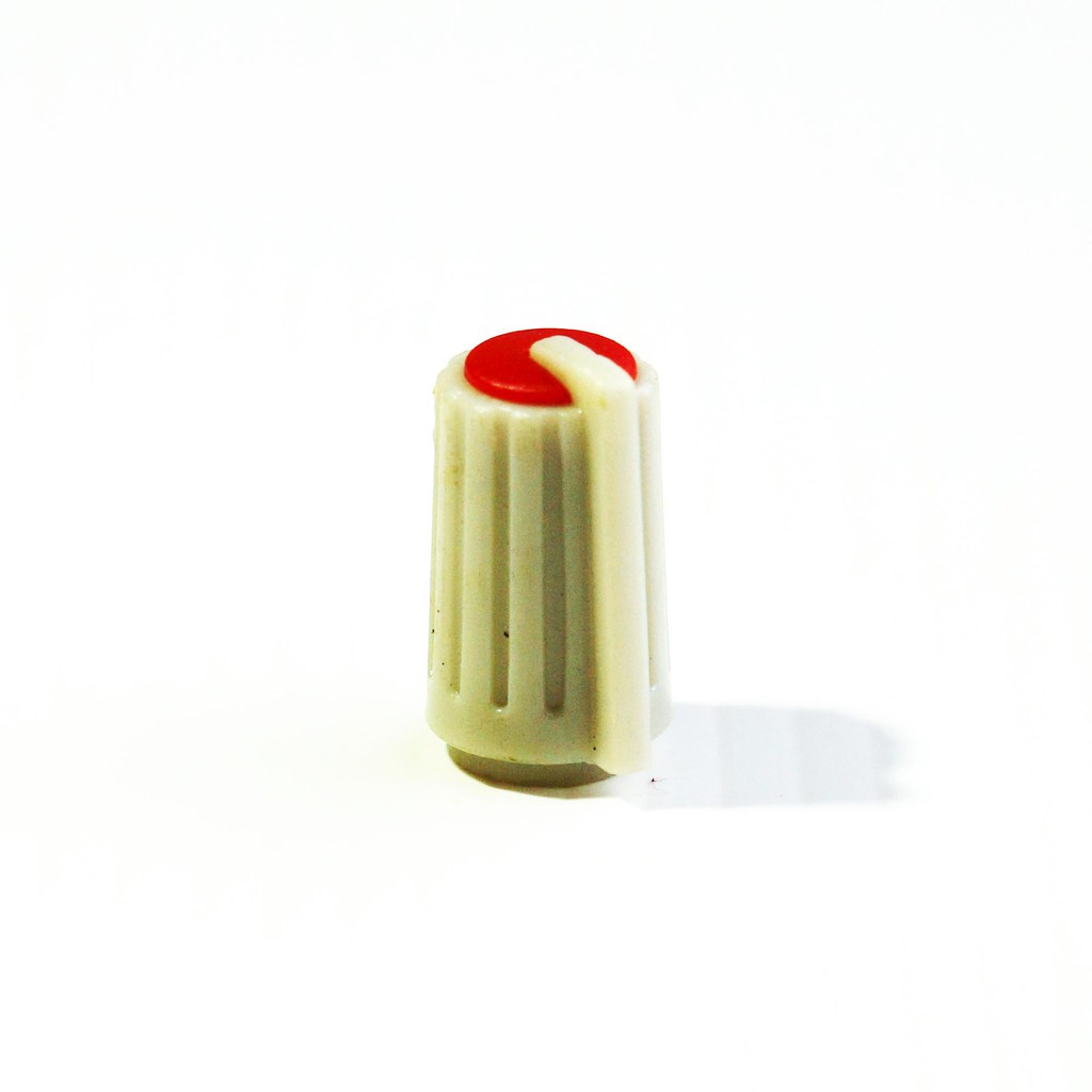 KNOP POTENSIO VOLUME MIXER MERAH 10MM
