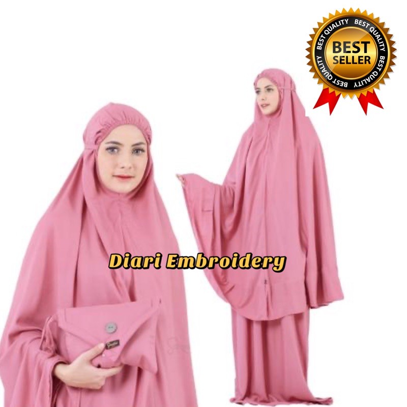 Mukena Bali Sakeena Premium Dewasa Jumbo Polos