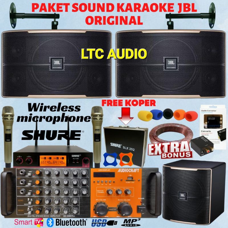 Paket Sound Karaoke JBL 10 Inch + Subwoofer JBL 12 Inch Original ( LUXURY III )