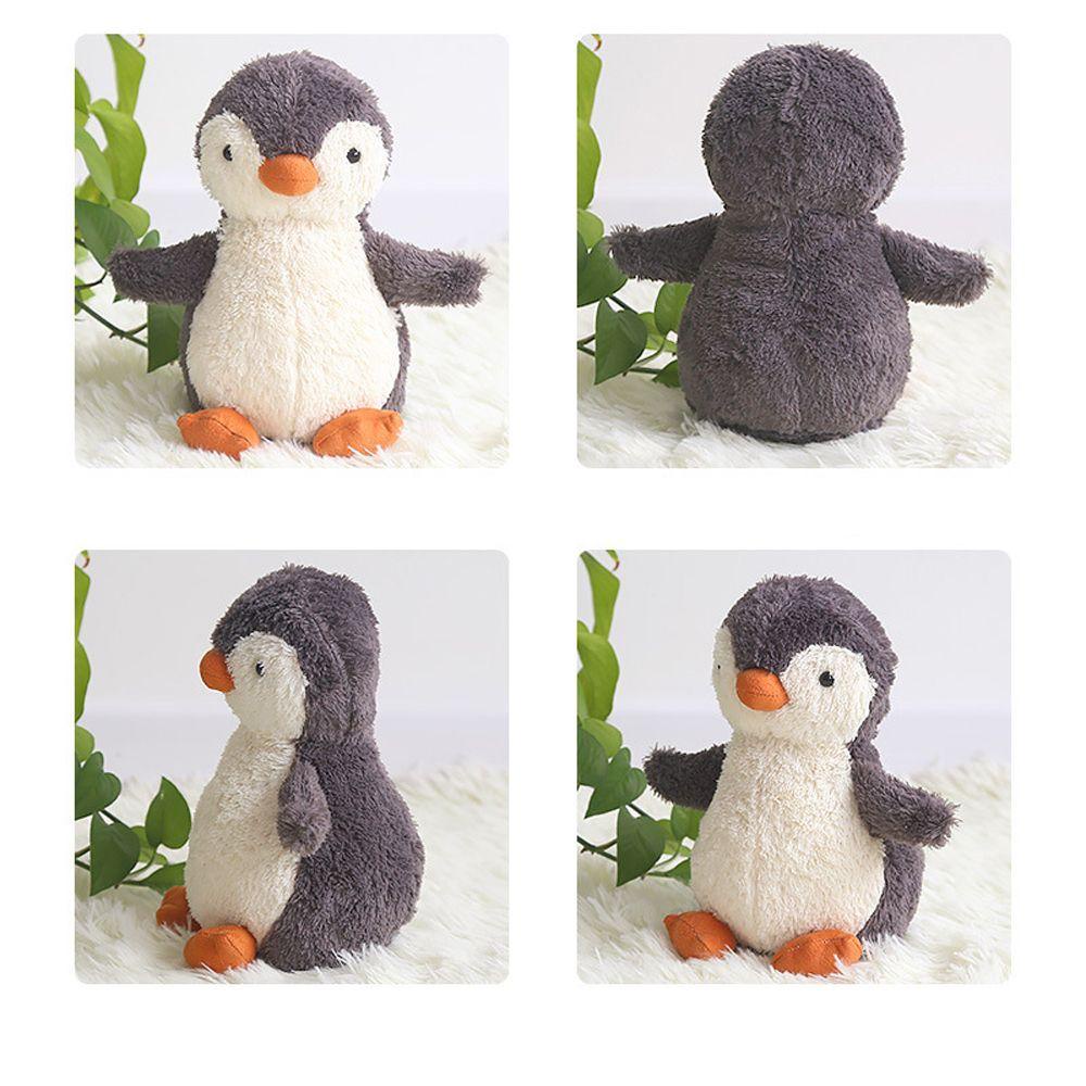 Quinton Pinguin Mainan Mewah Berbulu Hadiah Ulang Tahun Indah Lembut Mainan Boneka Pinguin Dekorasi Rumah Menenangkan Boneka Hadiah Anak Boneka Hewan