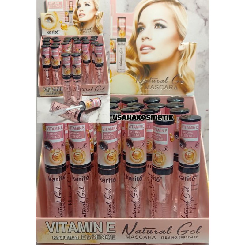 PROMO ECER !!! MASCARA NATURAL GEL KARITE PELENTIK BULU MATA MENGANDUNG VIT E NO.56932