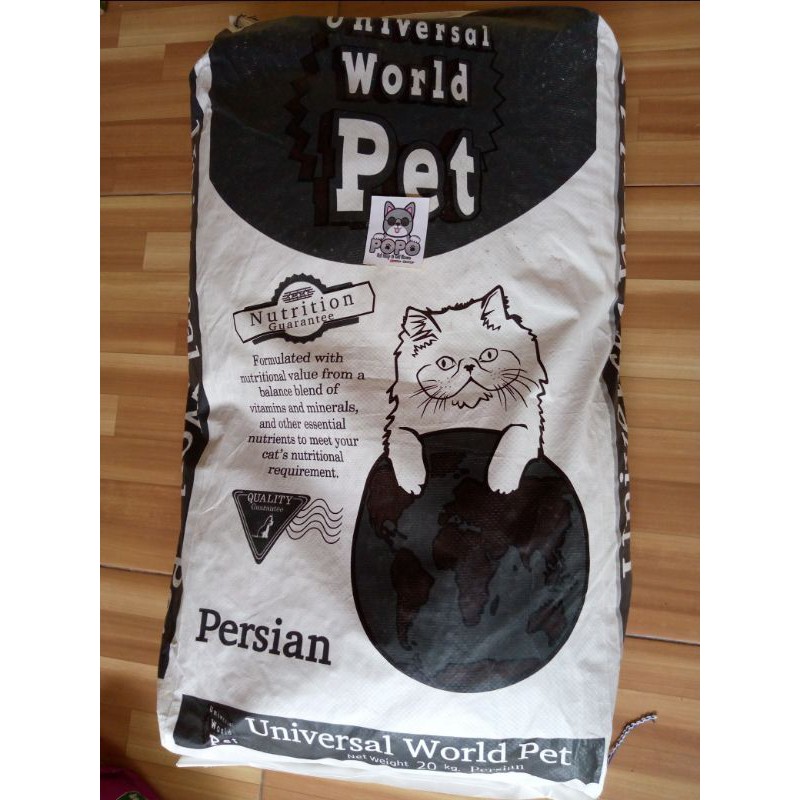 pakan makanan kucing universal persian 20kg