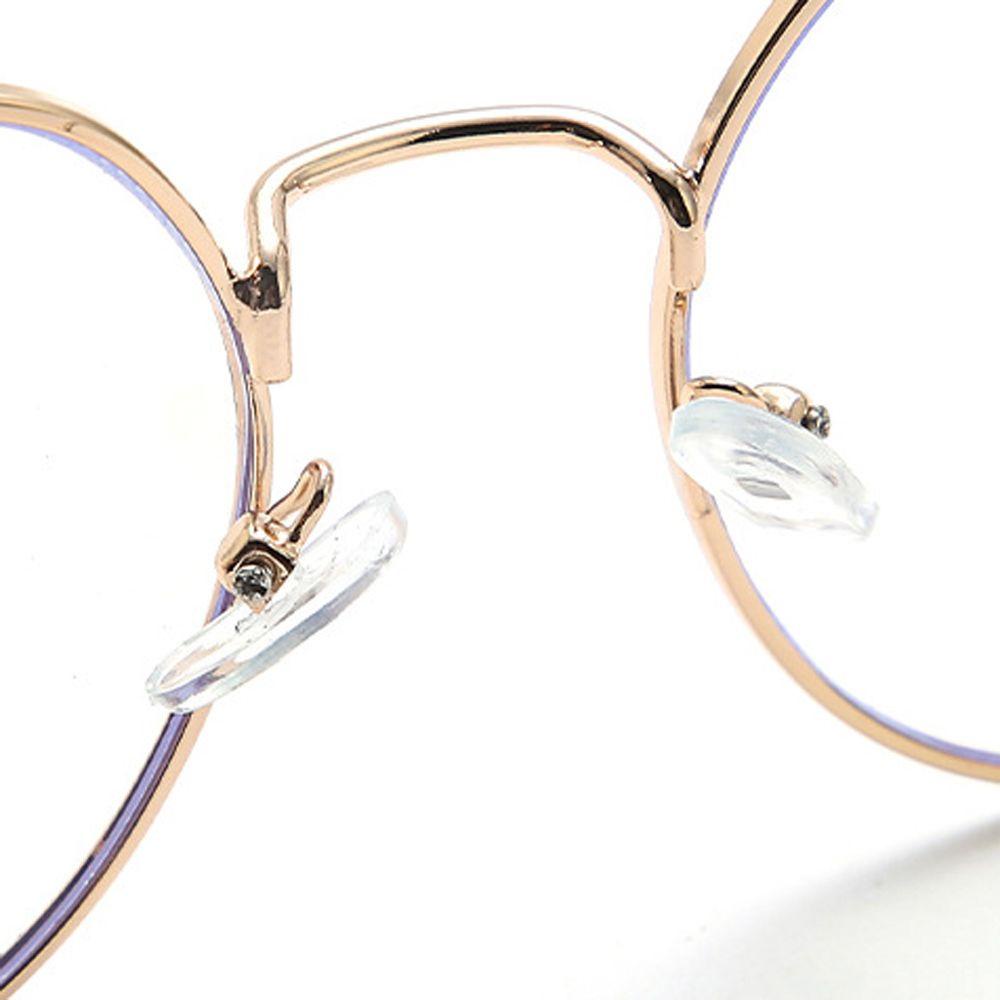 Agustina Kacamata Komputer Fashion Korea Cahaya Biru blocking Retro Metal Frame Eyewear