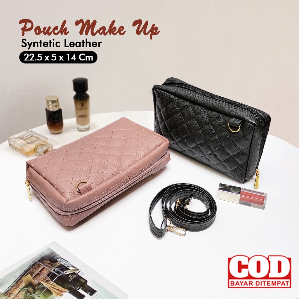 Dompet Wanita Kulit Sintetis emboss Polos Wallet Tempat Uang Dan Hp cewek Travel Organizer besar Pouch jumbo clutch Kosmetik