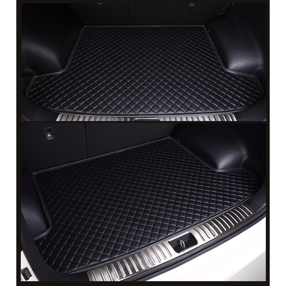 Matras Interior Bagasi Mobil Bahan Kulit Untuk Audi Q7 4M 2015 2016 2017 2018 2019 2020