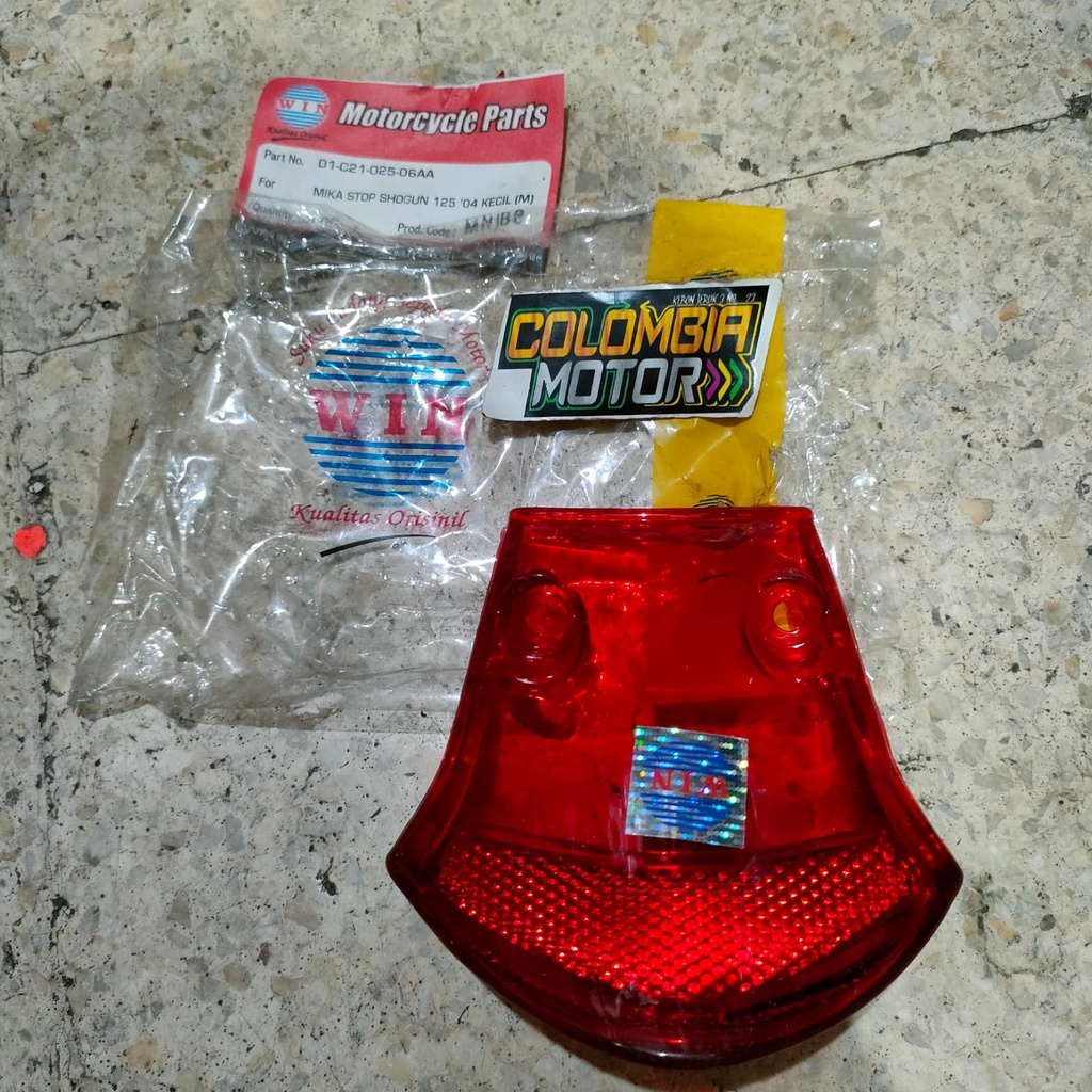 Mika stop shogun 125 2004 Kaca stop shogun 125 2004 Mika belakang shogun 125 2004 Kaca belakang shog