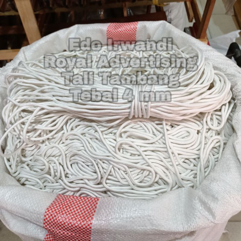 

Tali Tambang Bendera Upacara Tali Tiang Bendera Tali Tambang Uk. Tebal 4 mm Bahan Katun Berkualitas