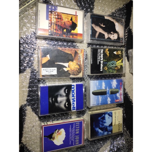 kaset pita james ingram - the everly brother - bob james / earl klugh -  michael frank - john michael montgomery - billy ocean - montell jordan - elthon john