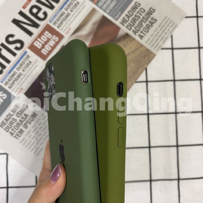 Case Bahan Silikon Warna Permen Hijau Mint Untuk Iphone 11 6 7 8 Plus 5 X Xr Max