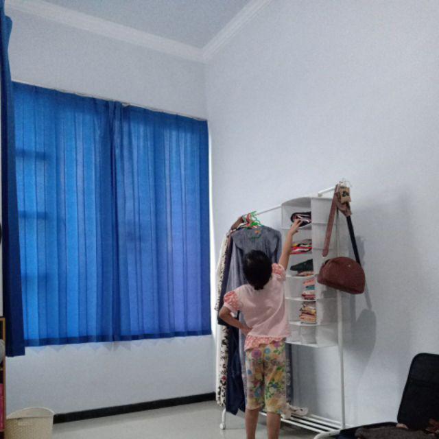 Stuk Penyimpanan Dg 7 Kompartemen, Putih/abu-abu