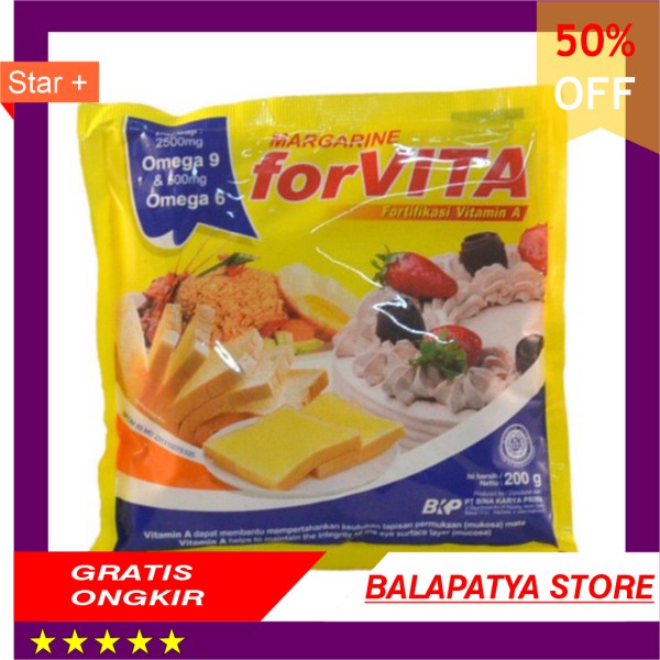 

HOT PROMO !!! Margarin Mentega FORVITA 200 Gr margarine Bukan Blueband