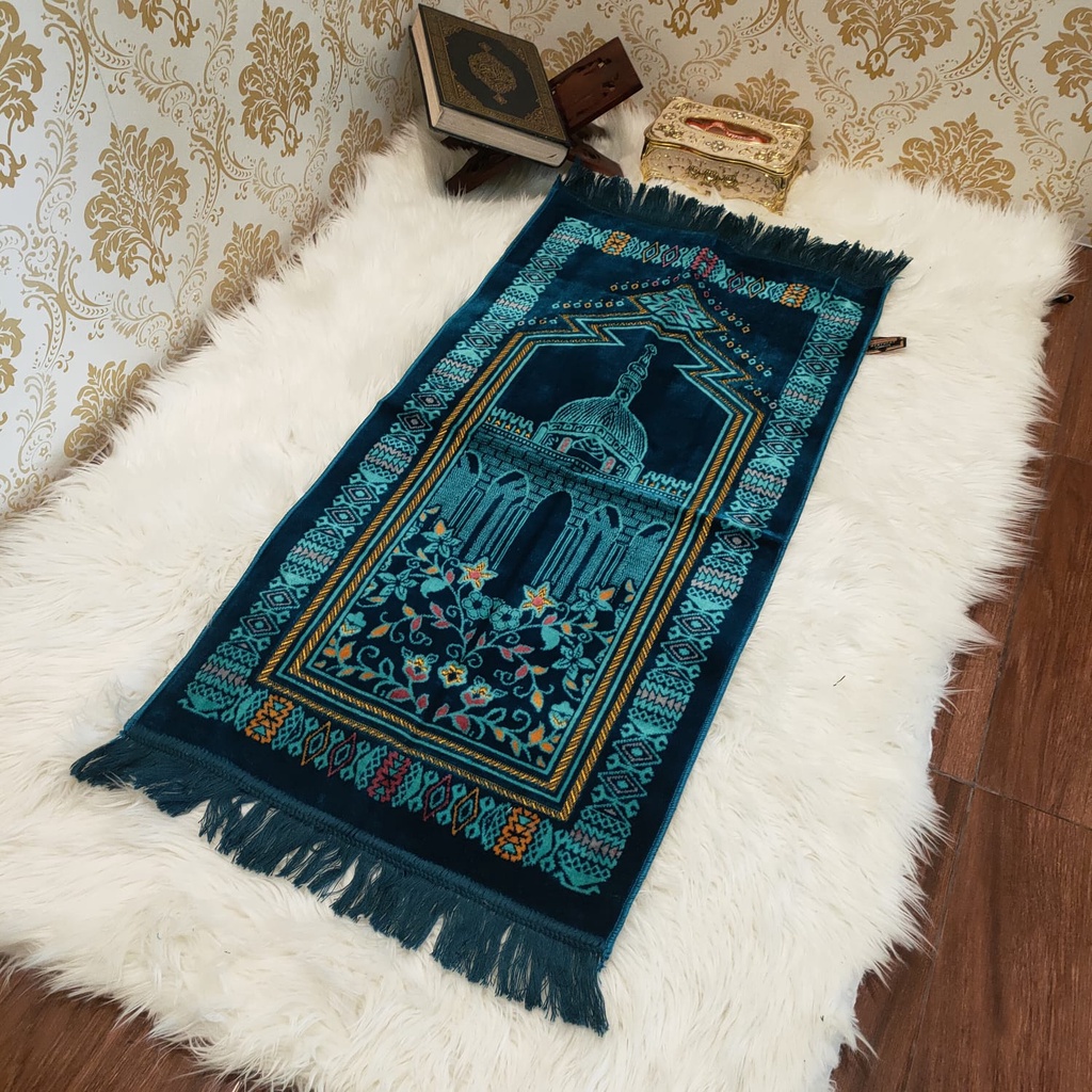 Sajadah AL Shadat Midi Ukuran 55 x 110 cm / Sajadah / Sejadah / Sadah Turki