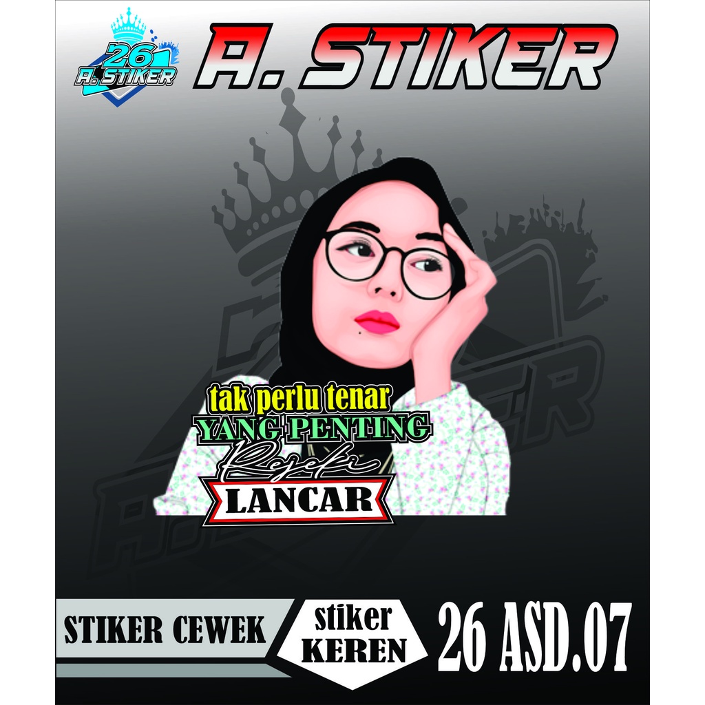 stiker cewek stiker mobil stiker truk stiker motor stiker variasi mobil