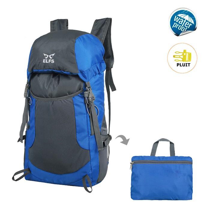 Tas Ransel  Lipat  35L Water Resistant foldable Shopee 