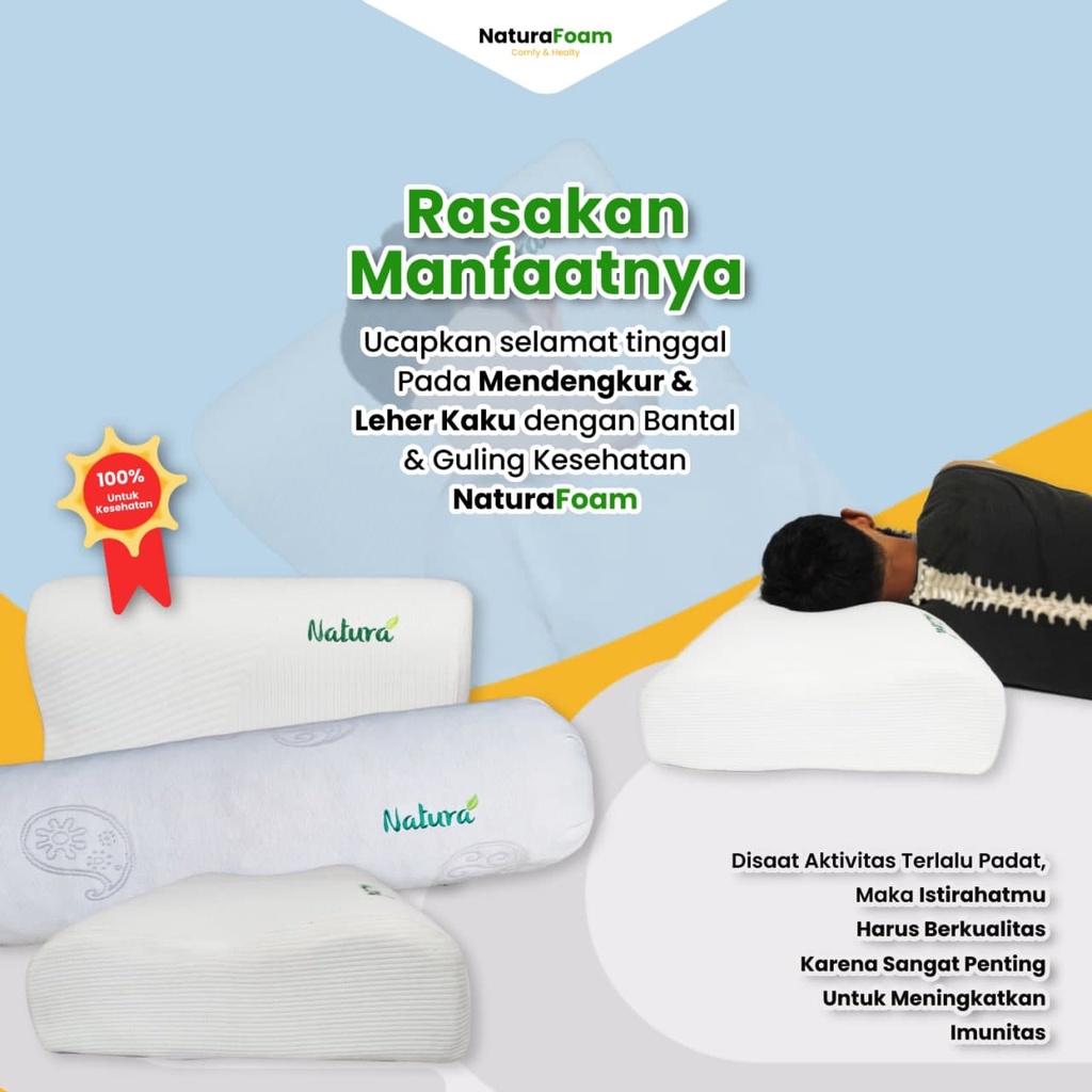 Bantal Contour Memory Foam Untuk Kesehatan Tidur Anda