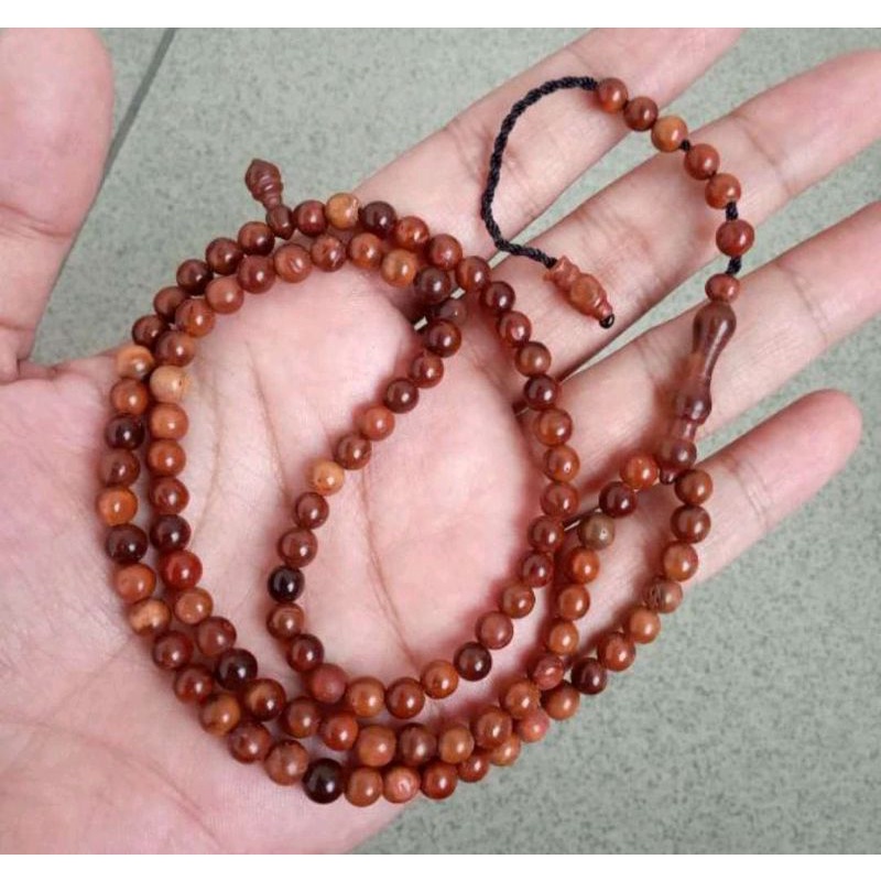 tasbih kaokah polos dan rumbai ukuran 6,5 100% asli kaokah bisa cod
