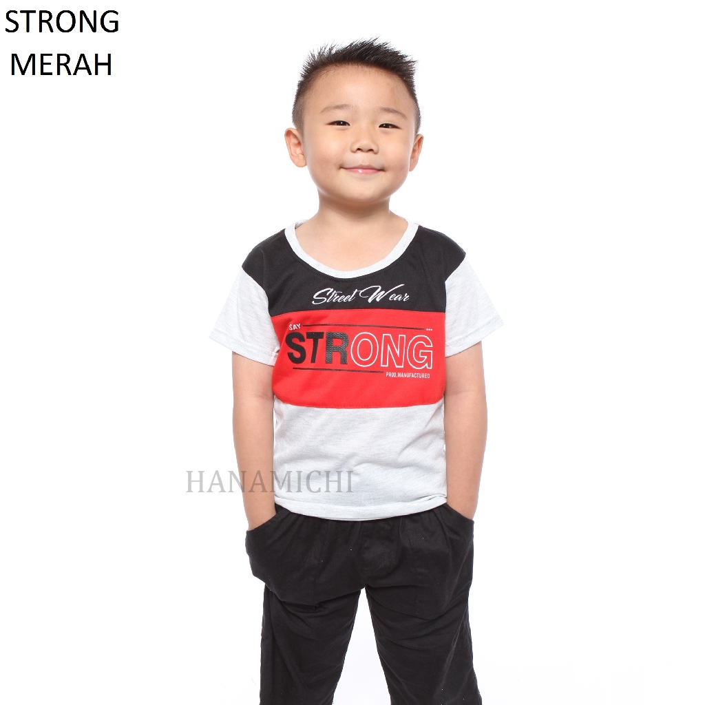 Hanamichi STRONG Kaos Anak Lengan Pendek