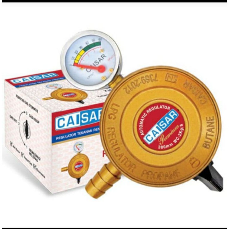 Regulator Gas + meter SNI CAISAR