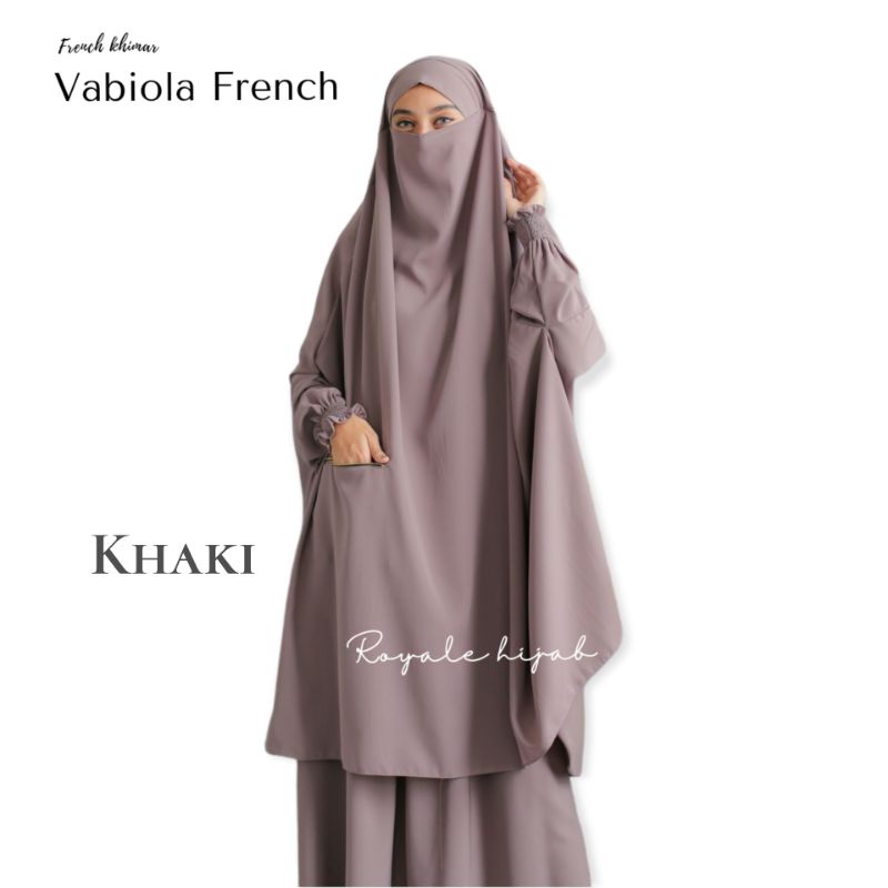 VABIOLA KHIMAR HANYA FRENCH KHIMAR TANPA ROK