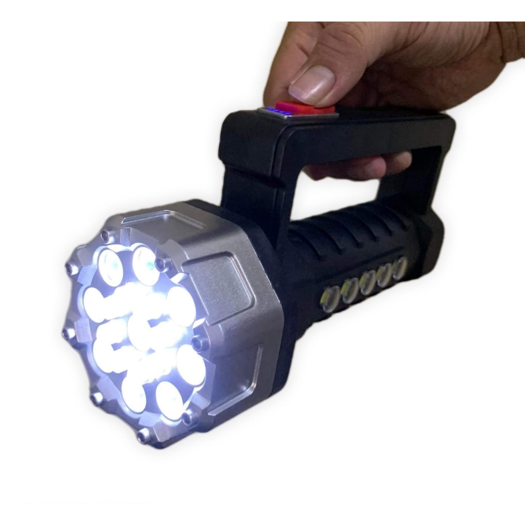 Senter Lampu Emergency 17 LED + COB 4 Mode Ultra Bright Flashlight Portable 1200MAH btrai lithium SENTER DARURAT SENTER TANGAN TERBARU MURAH BERKUALITAS (COD)