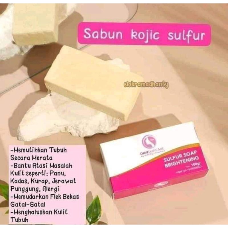 sulfur soap brightening