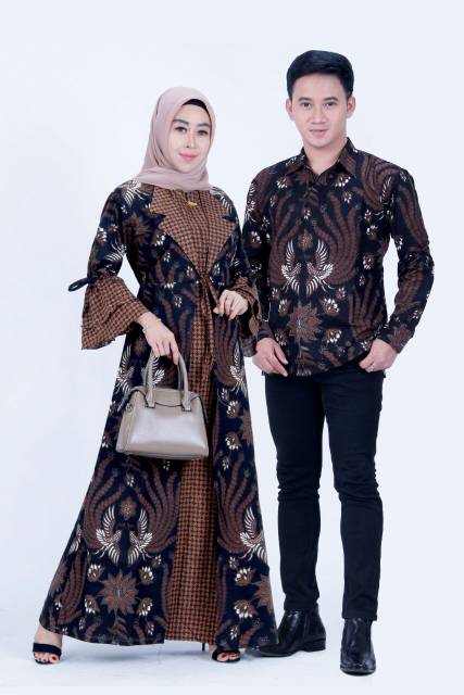 Maura Couple - Sania Ruffle Batik Couple ori Ndoro jowi DNT Garansi Termurah Shopee