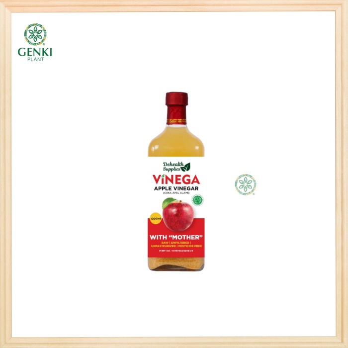 

✨COD✨ Vinega Apple Cider Vinegar (With The Mother) - 1000 ml