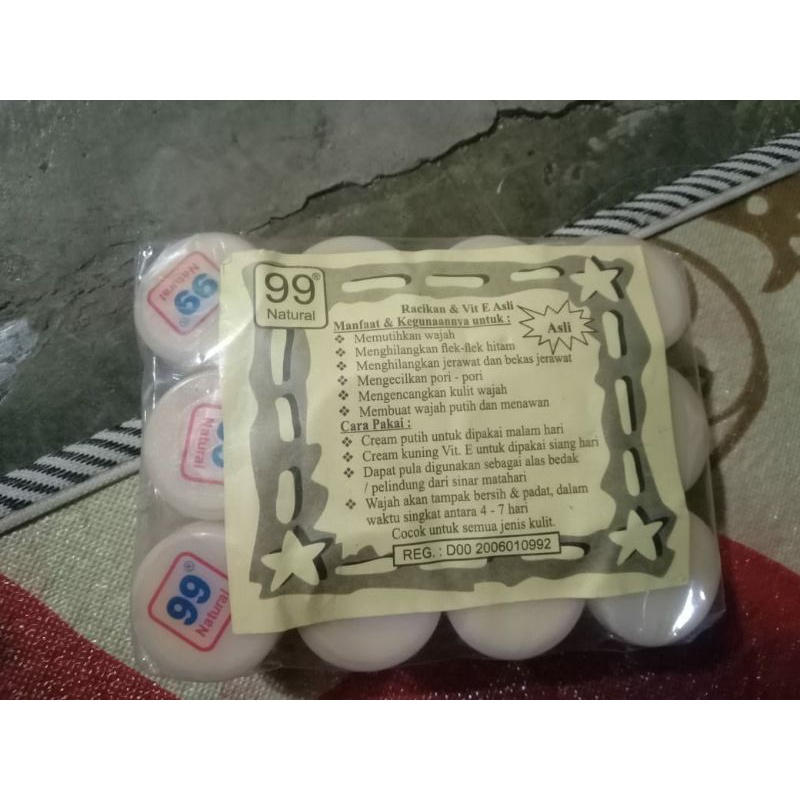 CREAM NATURAL 99 ORIGINAL 100%