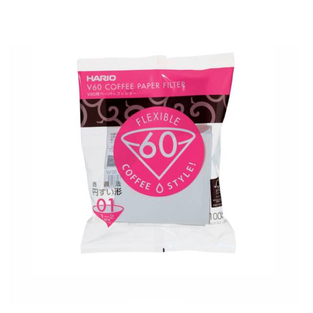 Hario V60 Paper Filter 01 Isi 100 Lembar - Kertas Saring Untuk V60