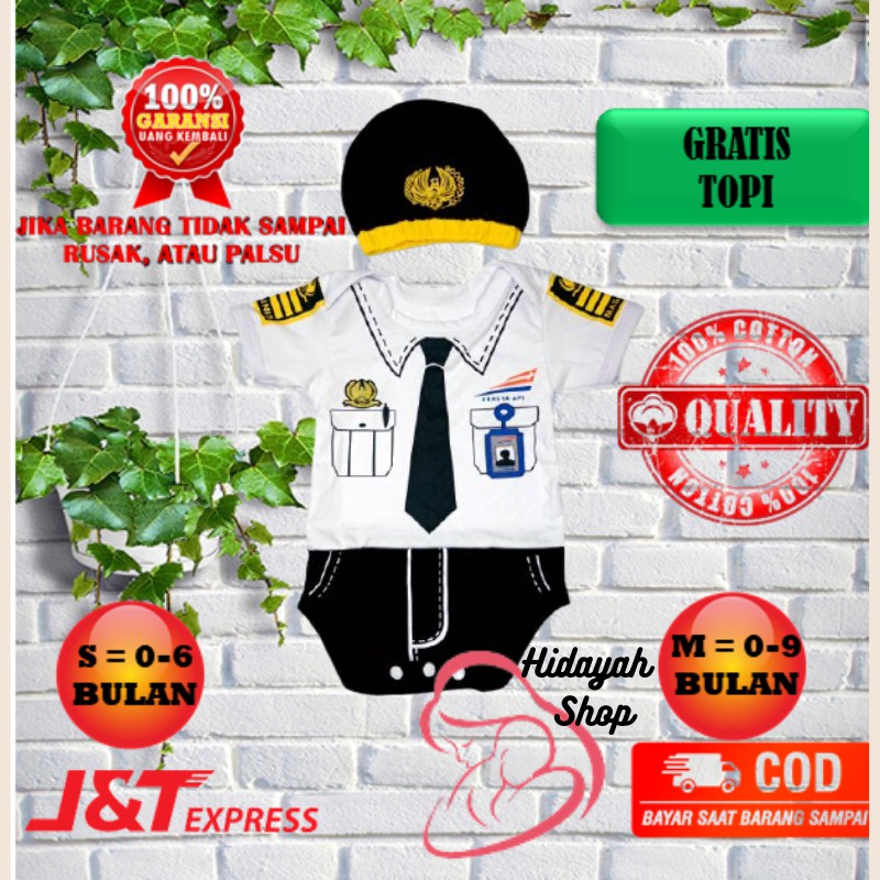 Jumper bayi baju bayi masinis / jumpsuit baby karakter masinis murah
