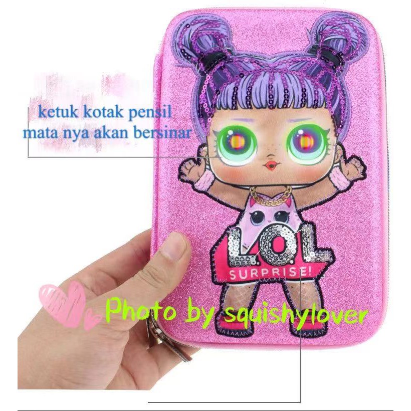 

kotak pensil lol surpise/Hard Pencilcase Organizer model smiggle