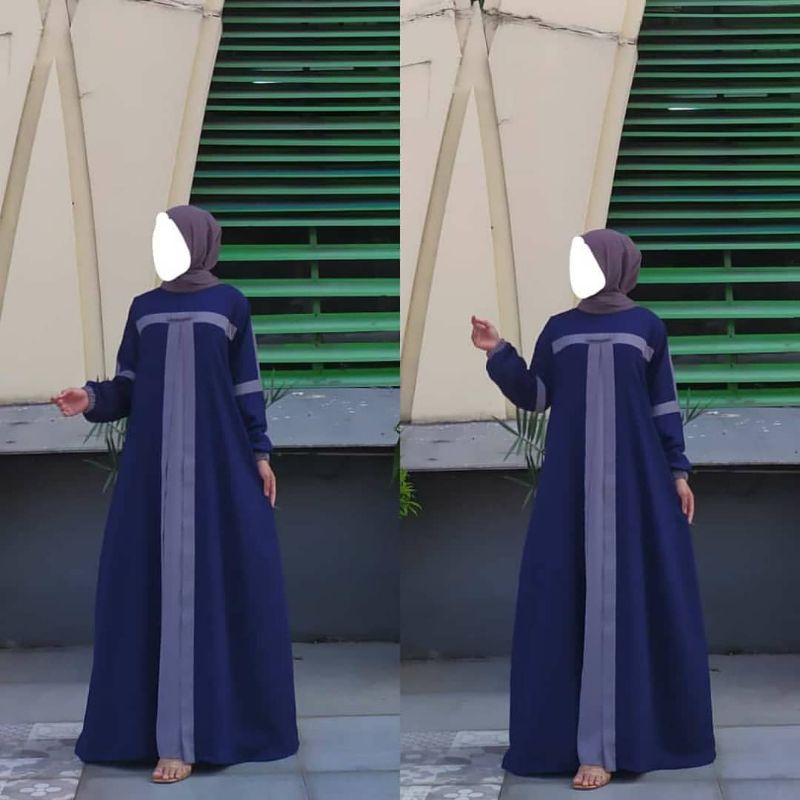 GAMIS KEKINIAN - GSMIS WANITA MUSLIM POLOS PREMIUM CREPE by MY HIJAB