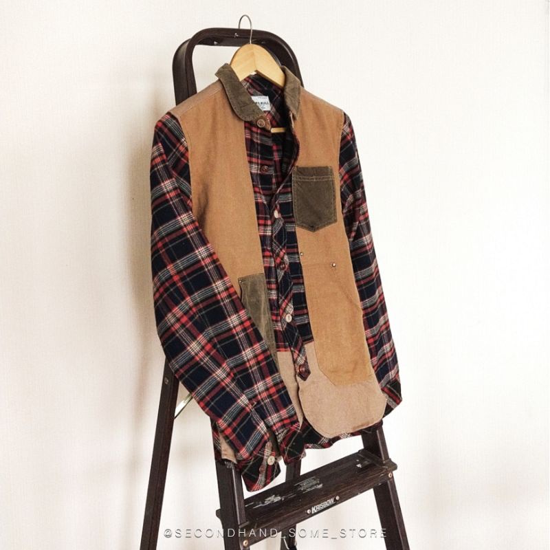 BURKS BULL FLANEL (M) ORIGINAL SECOND BRANDED