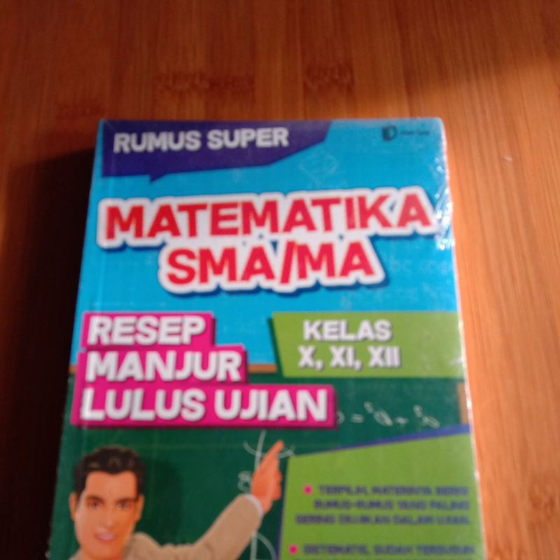 

rumus super MATEMATIKA SMA/MA kelas X,XI,XII resep manjur lulus ujian