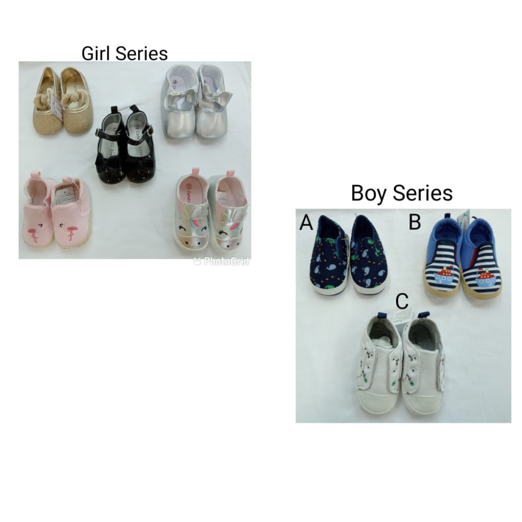 Sepatu Bayi Prewalker Perempuan &amp; Laki Laki Catell Love / Sepatu Lucu /Sepatu Anak