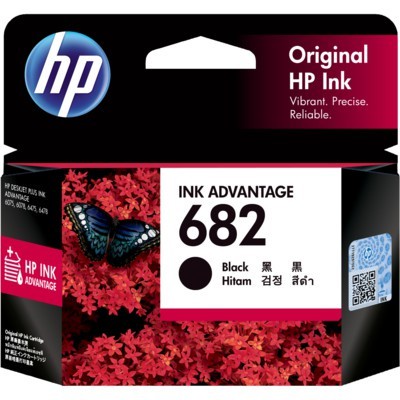 TINTA HP 682 BLACK &amp; COLOUR ORIGINAL Catridge Black Color