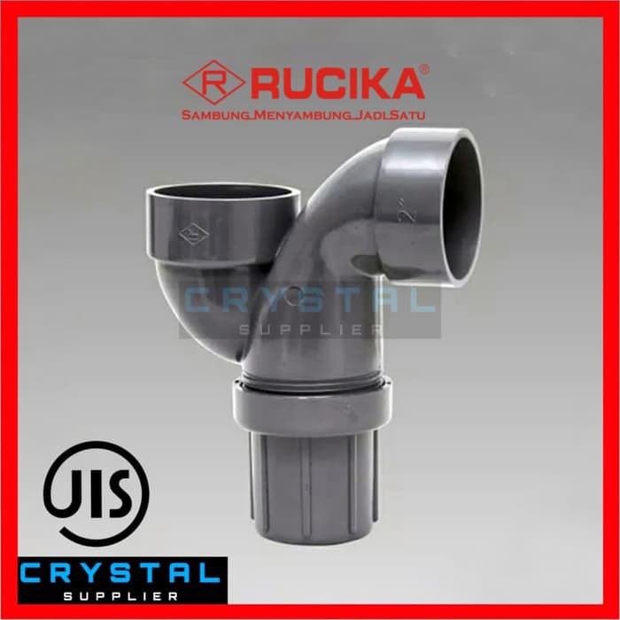 P TRAP RUCIKA 2" inch D PVC / P-TRAP 2