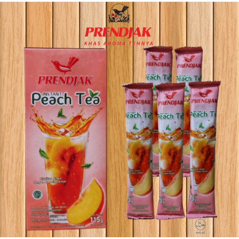 

Prendjak Instant Peach Tea Minuman Serbuk Teh Dan Persik 5Sachet@23gr