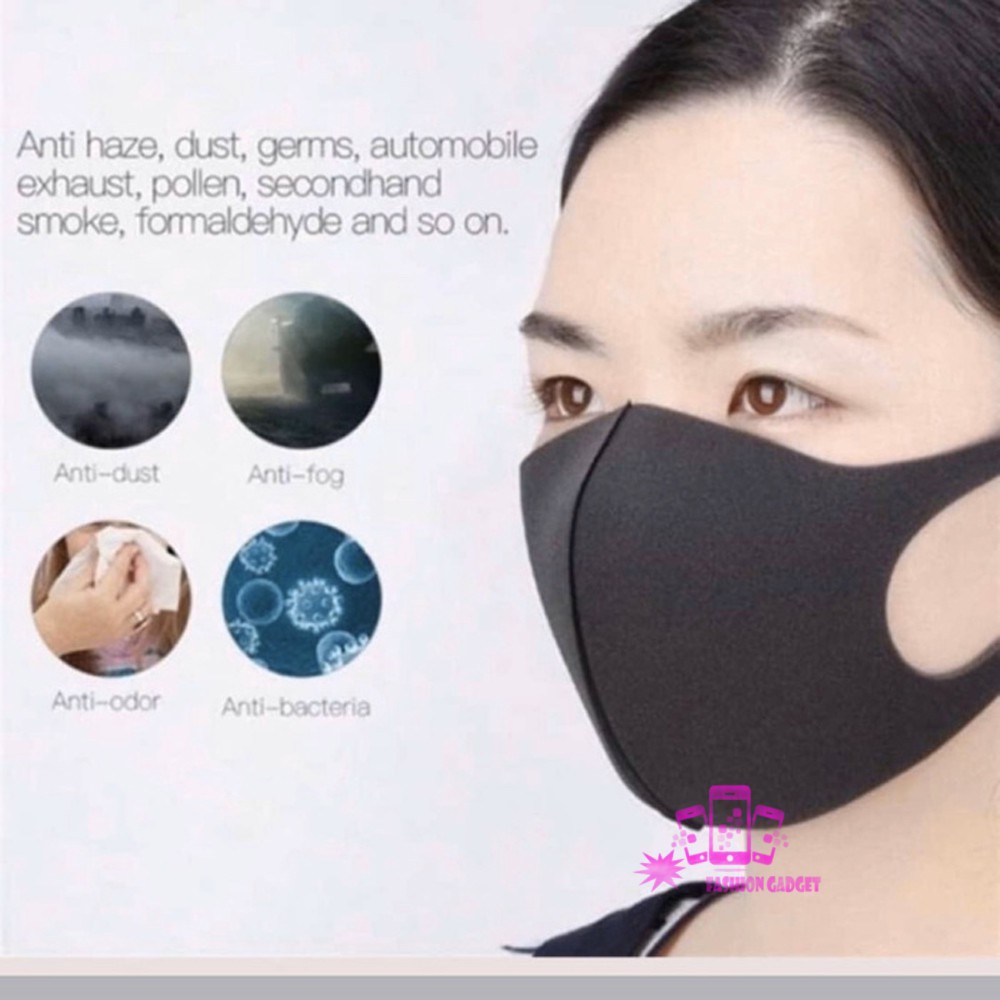 Masker Skuba / Masker Debu / Masker Scuba / Masker kpop ala korea / Masker kekinian 1 Pcs WARNA ACAK
