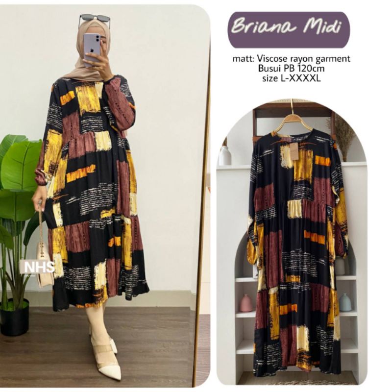 MIDI DRESS JUMBO KEKINIAN L XL XXL XXXL XXXXL