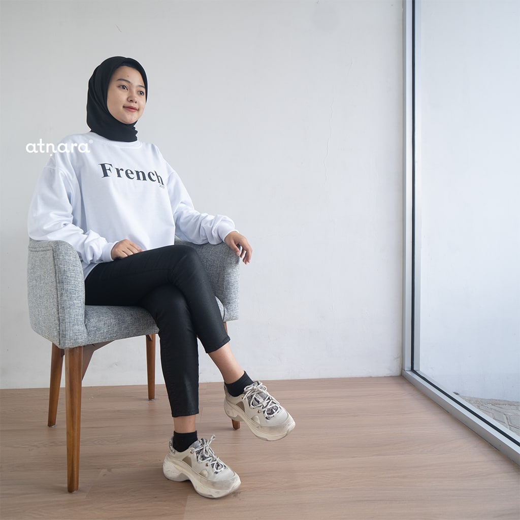 Nara Grosir - French XXL Sweater l Sweater Polos l Sweater Pria dan Wanita